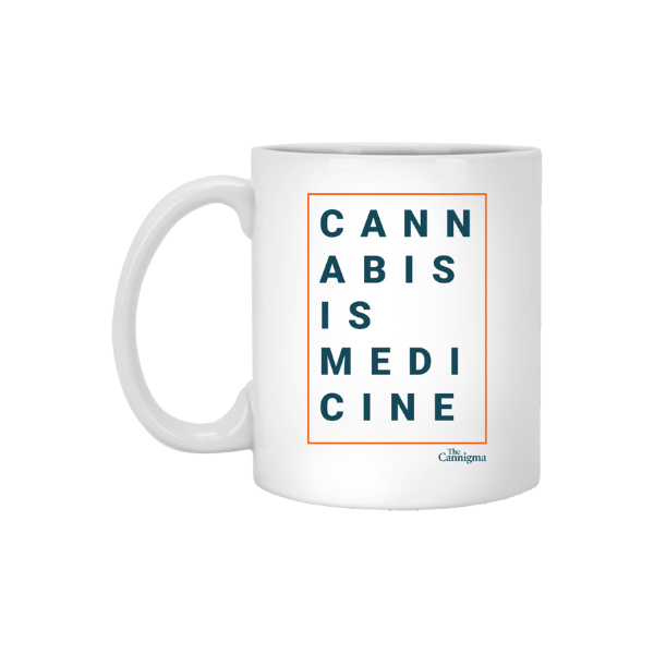 Cannabis Is Medicine White Mug