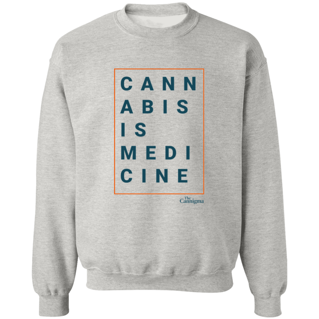 Cannabis Is Medicine Crewneck Sweatshirt
