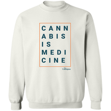 Load image into Gallery viewer, Cannabis Is Medicine Crewneck Sweatshirt
