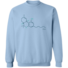 Load image into Gallery viewer, THC Molecule Crewneck Sweatshirt
