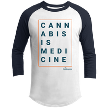 Load image into Gallery viewer, Cannabis Is Medicine Baseball Shirt
