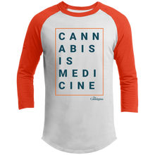 Load image into Gallery viewer, Cannabis Is Medicine Baseball Shirt
